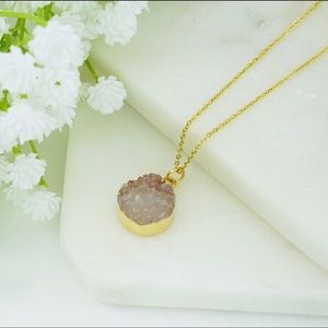 Druzy necklace